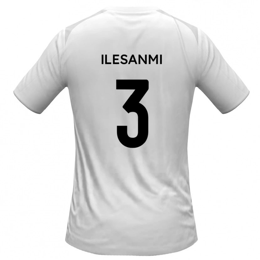 Danxen Kinder Femi Ilesanmi #3 Weiß Grau Heimtrikot Trikot 2025/26 T-Shirt Schweiz