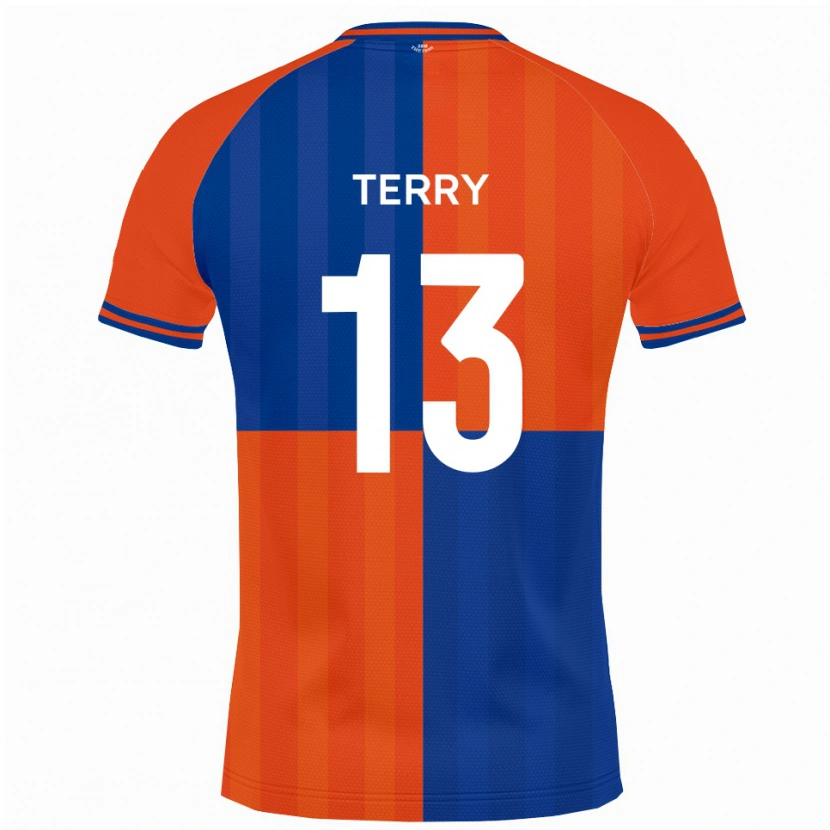 Danxen Kinder Mason Terry #13 Orange Königsblau Heimtrikot Trikot 2025/26 T-Shirt Schweiz