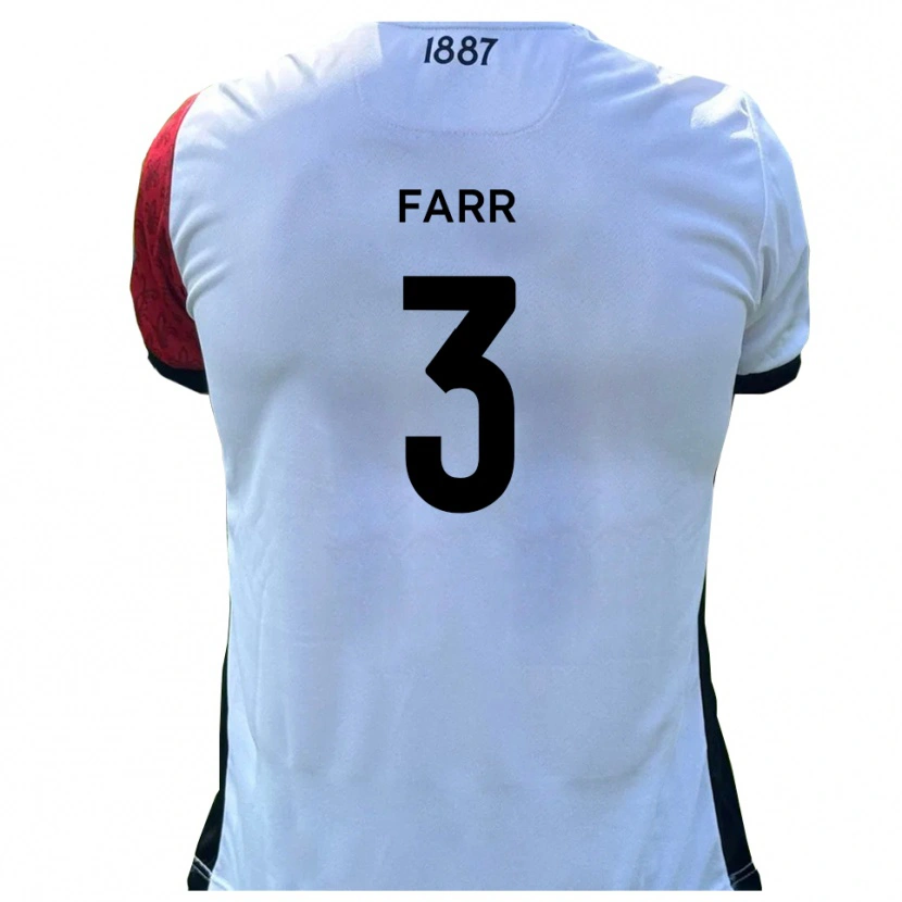 Danxen Kinder Jacob Farr #3 Rot Weiß Heimtrikot Trikot 2025/26 T-Shirt Schweiz
