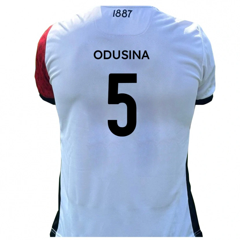 Danxen Kinder Timi Odusina #5 Rot Weiß Heimtrikot Trikot 2025/26 T-Shirt Schweiz