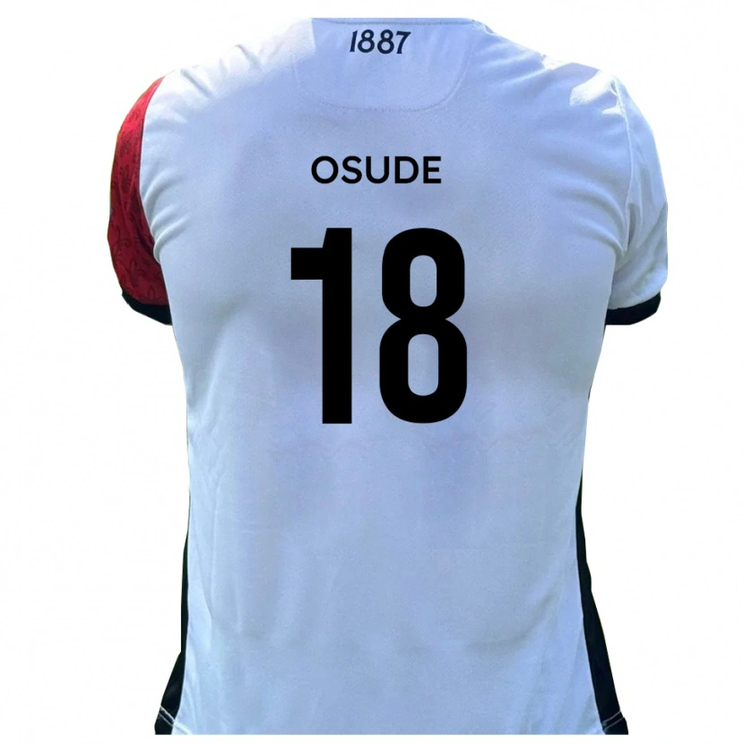 Danxen Kinder Joshua Osude #18 Rot Weiß Heimtrikot Trikot 2025/26 T-Shirt Schweiz