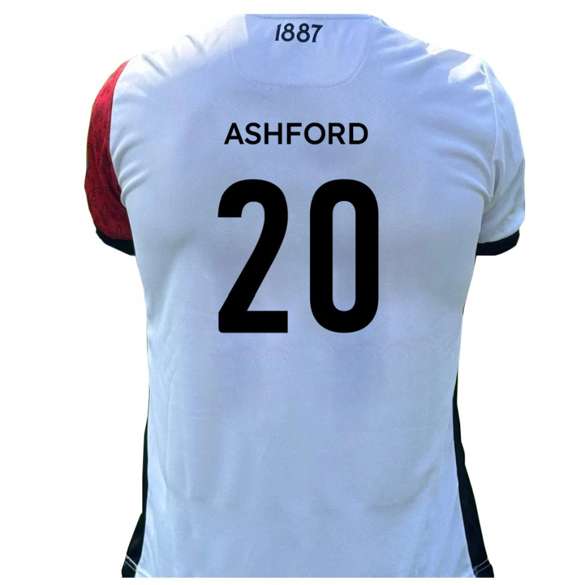 Danxen Kinder Sam Ashford #20 Rot Weiß Heimtrikot Trikot 2025/26 T-Shirt Schweiz