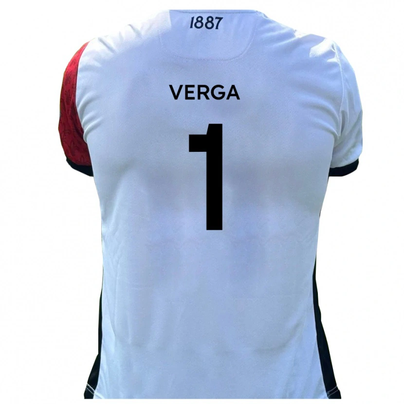 Danxen Kinder Mikey Verga #1 Rot Weiß Heimtrikot Trikot 2025/26 T-Shirt Schweiz
