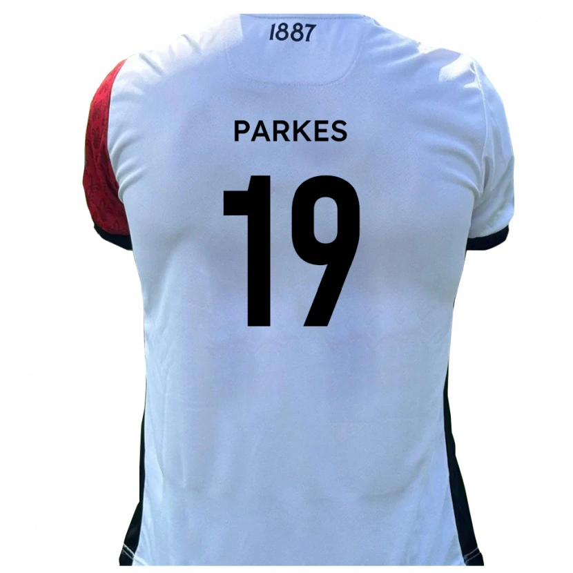 Danxen Kinder Sonny Parkes #19 Rot Weiß Heimtrikot Trikot 2025/26 T-Shirt Schweiz
