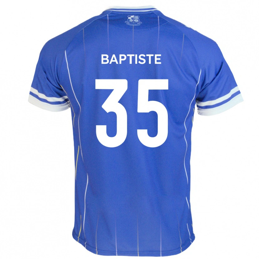 Danxen Kinder Dante Baptiste #35 Königsblau Heimtrikot Trikot 2025/26 T-Shirt Schweiz