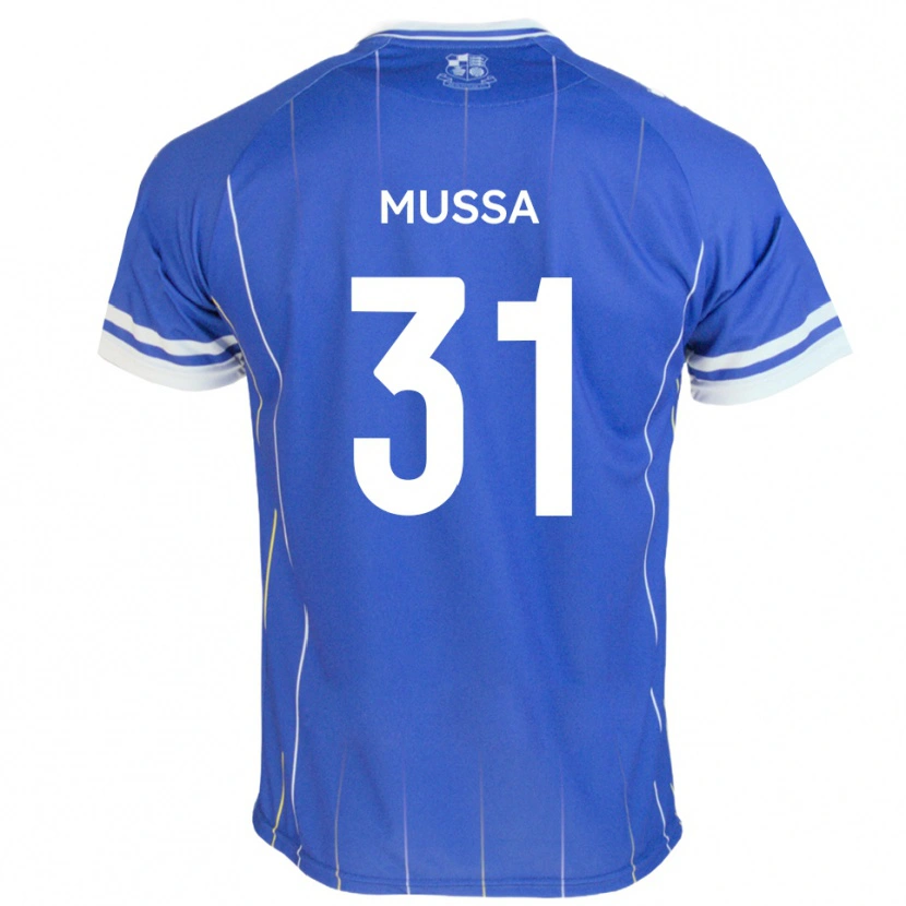 Danxen Kinder Omar Mussa #31 Königsblau Heimtrikot Trikot 2025/26 T-Shirt Schweiz