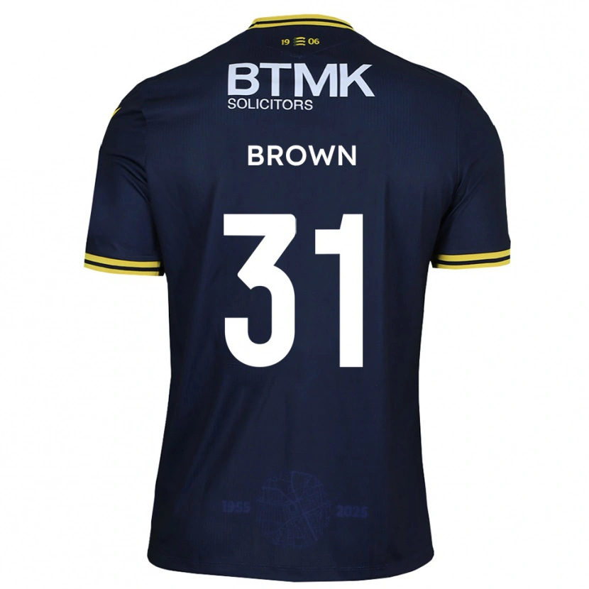 Danxen Kinder Charlie Brown #31 Marine Gelb Heimtrikot Trikot 2025/26 T-Shirt Schweiz