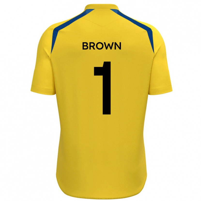 Danxen Kinder Rory Brown #1 Gelb Blau Heimtrikot Trikot 2025/26 T-Shirt Schweiz