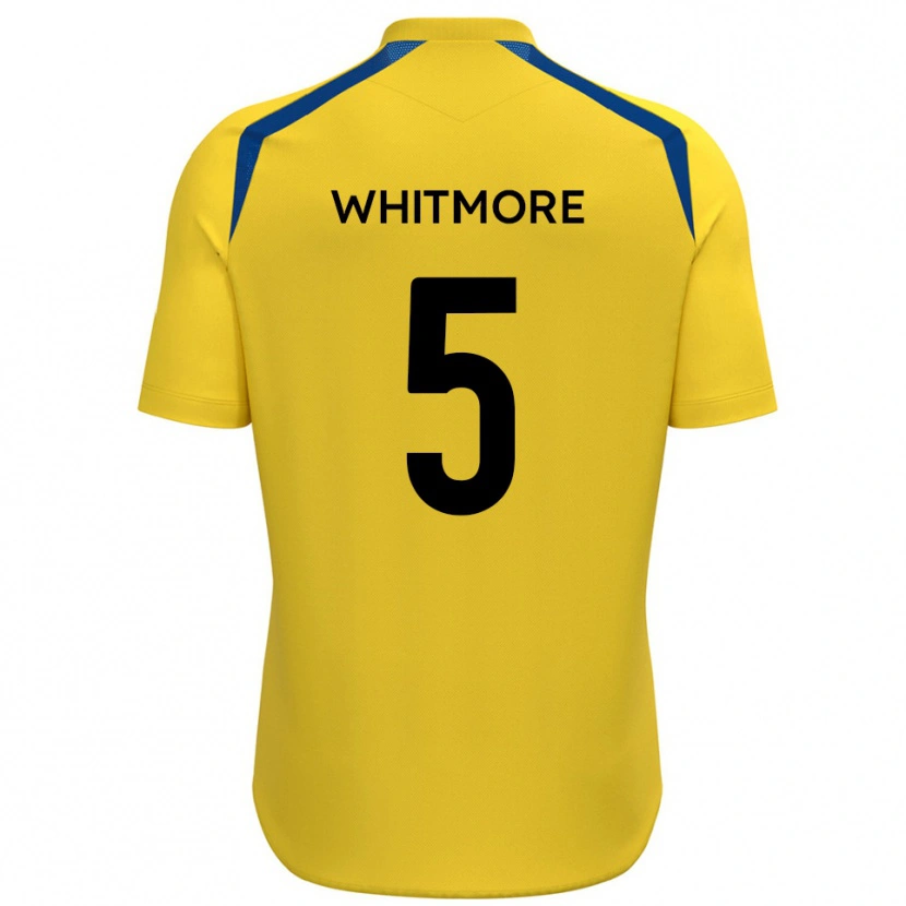 Danxen Kinder Alex Whitmore #5 Gelb Blau Heimtrikot Trikot 2025/26 T-Shirt Schweiz
