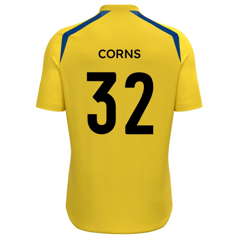 Danxen Kinder Billy Corns #32 Gelb Blau Heimtrikot Trikot 2025/26 T-Shirt Schweiz
