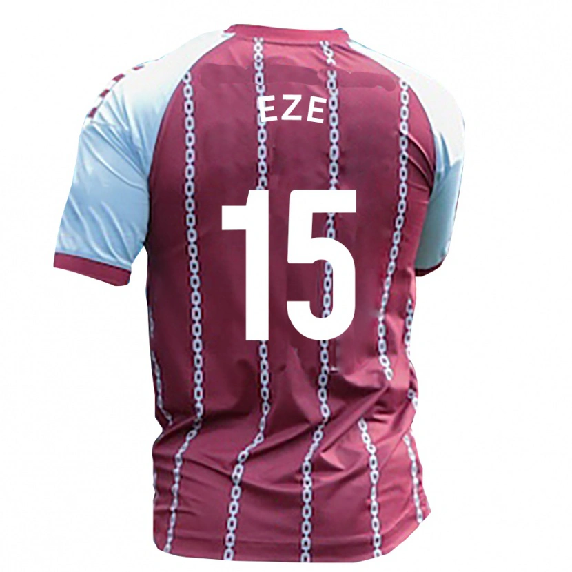 Danxen Kinder Dubem Eze #15 Himmelblau Rostrot Heimtrikot Trikot 2025/26 T-Shirt Schweiz