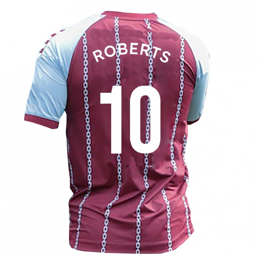Danxen Kinder Callum Roberts #10 Himmelblau Rostrot Heimtrikot Trikot 2025/26 T-Shirt Schweiz