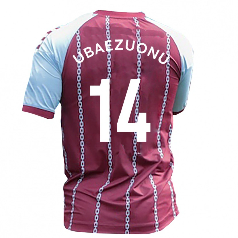 Danxen Kinder Carlton Ubaezuonu #14 Himmelblau Rostrot Heimtrikot Trikot 2025/26 T-Shirt Schweiz