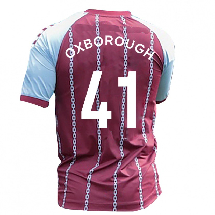 Danxen Kinder Ewan Oxborough #41 Himmelblau Rostrot Heimtrikot Trikot 2025/26 T-Shirt Schweiz