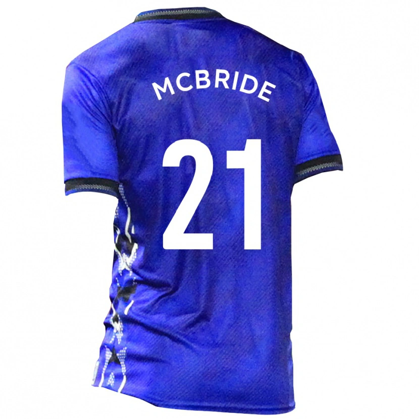 Danxen Kinder Connor Mcbride #21 Blau Weiß Heimtrikot Trikot 2025/26 T-Shirt Schweiz