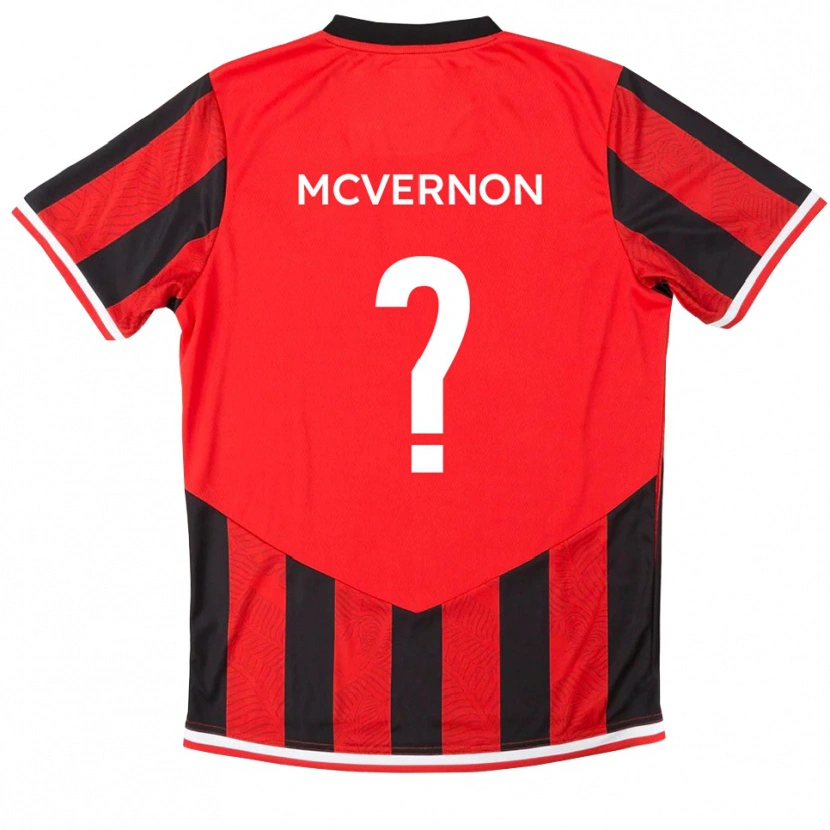 Danxen Kinder Eva Mcvernon #0 Rot Schwarz Heimtrikot Trikot 2025/26 T-Shirt Schweiz
