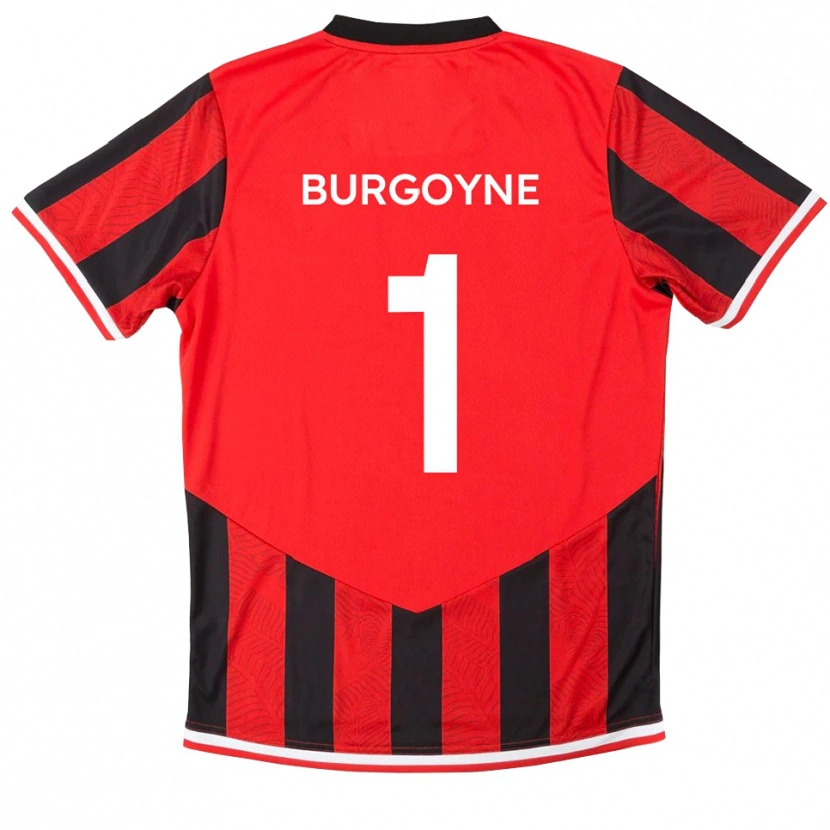 Danxen Kinder Harry Burgoyne #1 Rot Schwarz Heimtrikot Trikot 2025/26 T-Shirt Schweiz