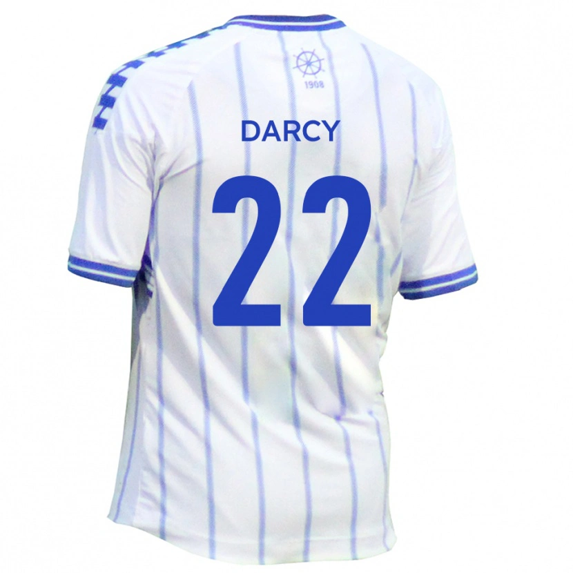 Danxen Kinder Campbell Darcy #22 Weiß Blau Heimtrikot Trikot 2025/26 T-Shirt Schweiz