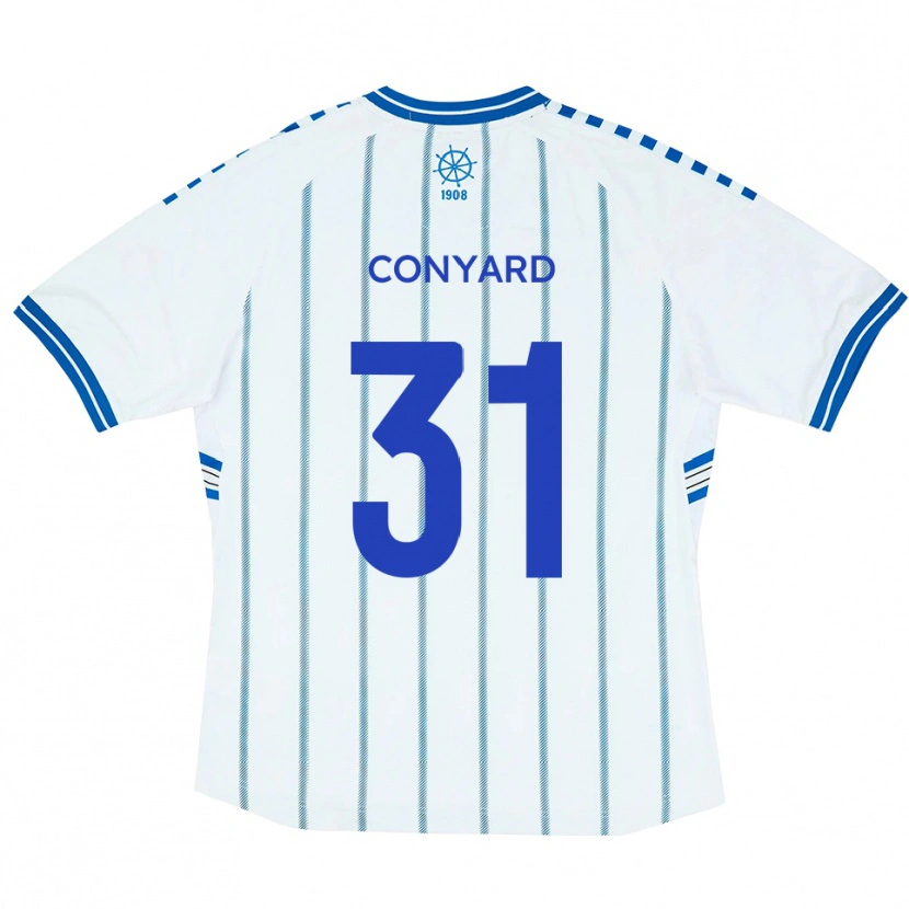 Danxen Kinder Harry Conyard #31 Weiß Blau Heimtrikot Trikot 2025/26 T-Shirt Schweiz