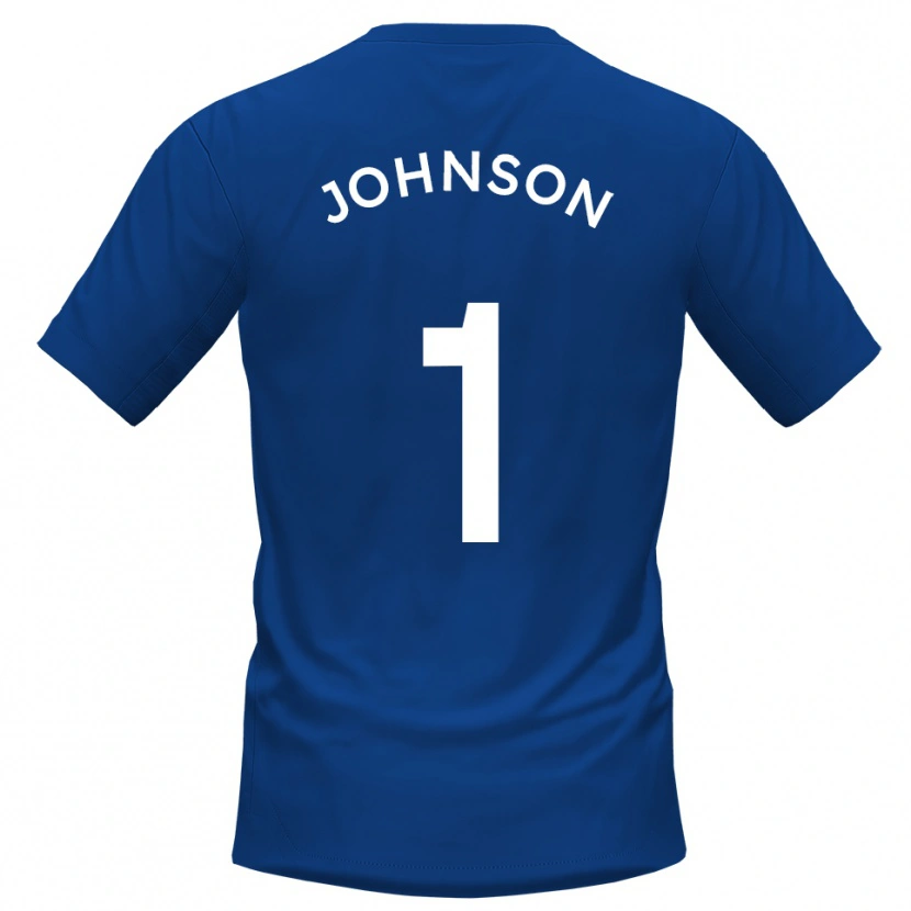 Danxen Kinder Sam Johnson #1 Blau Weiß Heimtrikot Trikot 2025/26 T-Shirt Schweiz
