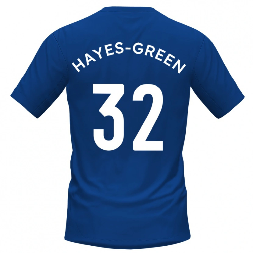 Danxen Kinder Charlie Hayes-Green #32 Blau Weiß Heimtrikot Trikot 2025/26 T-Shirt Schweiz