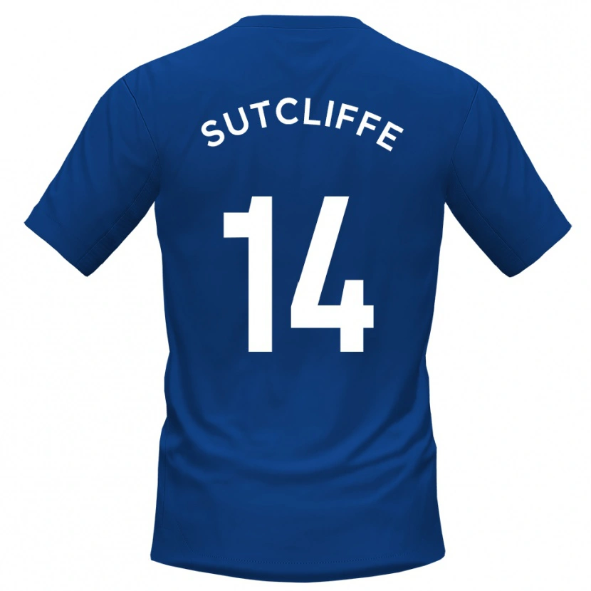 Danxen Kinder Harvey Sutcliffe #14 Blau Weiß Heimtrikot Trikot 2025/26 T-Shirt Schweiz