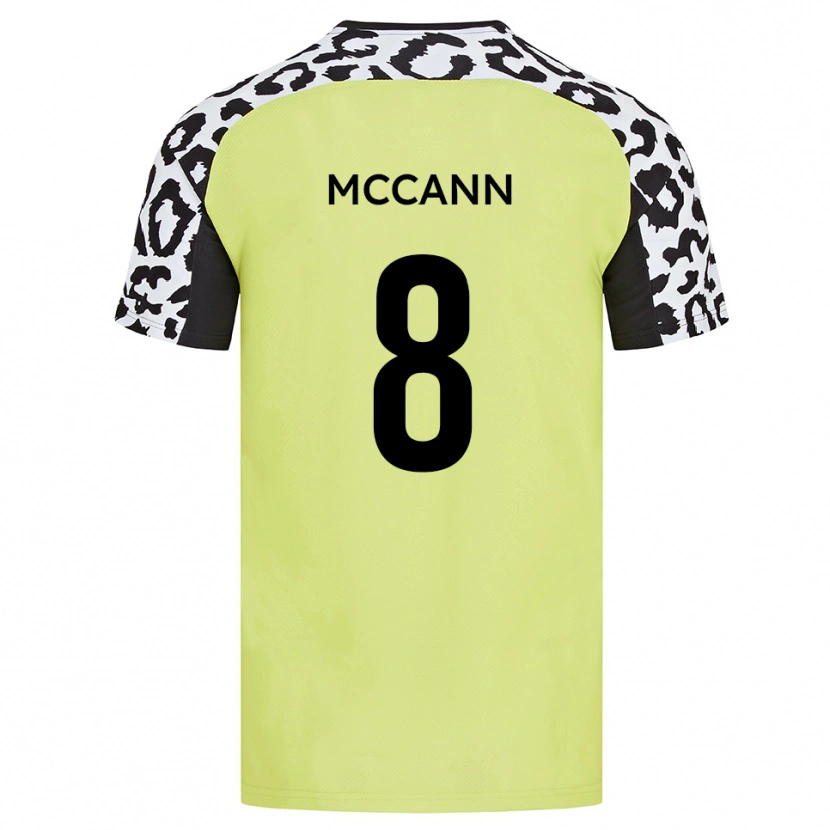 Danxen Kinder Charlie Mccann #8 Fluoreszierendes Gelb Heimtrikot Trikot 2025/26 T-Shirt Schweiz