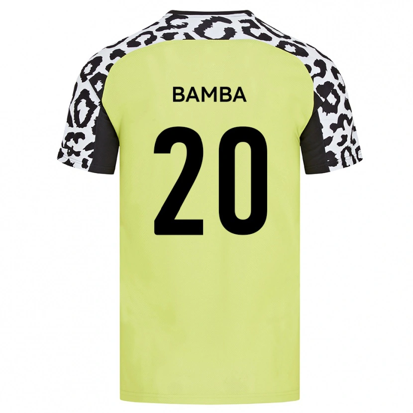 Danxen Kinder Yahya Bamba #20 Fluoreszierendes Gelb Heimtrikot Trikot 2025/26 T-Shirt Schweiz