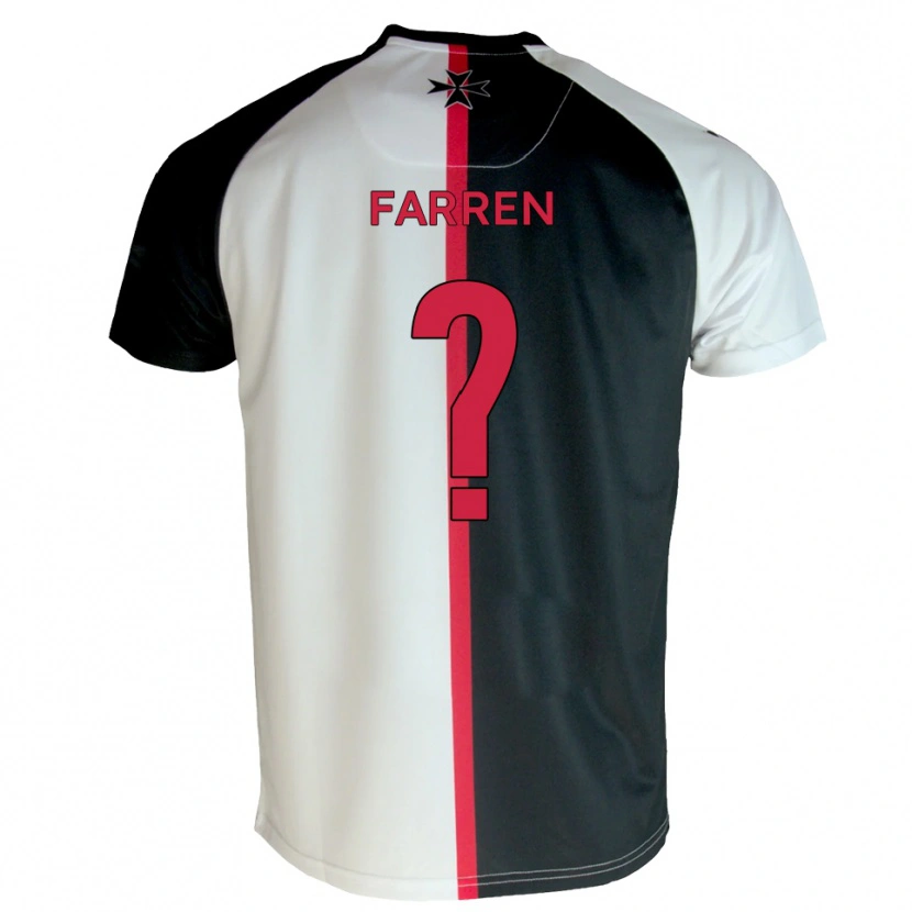 Danxen Kinder Brad Farren #0 Weiß Schwarz Heimtrikot Trikot 2025/26 T-Shirt Schweiz