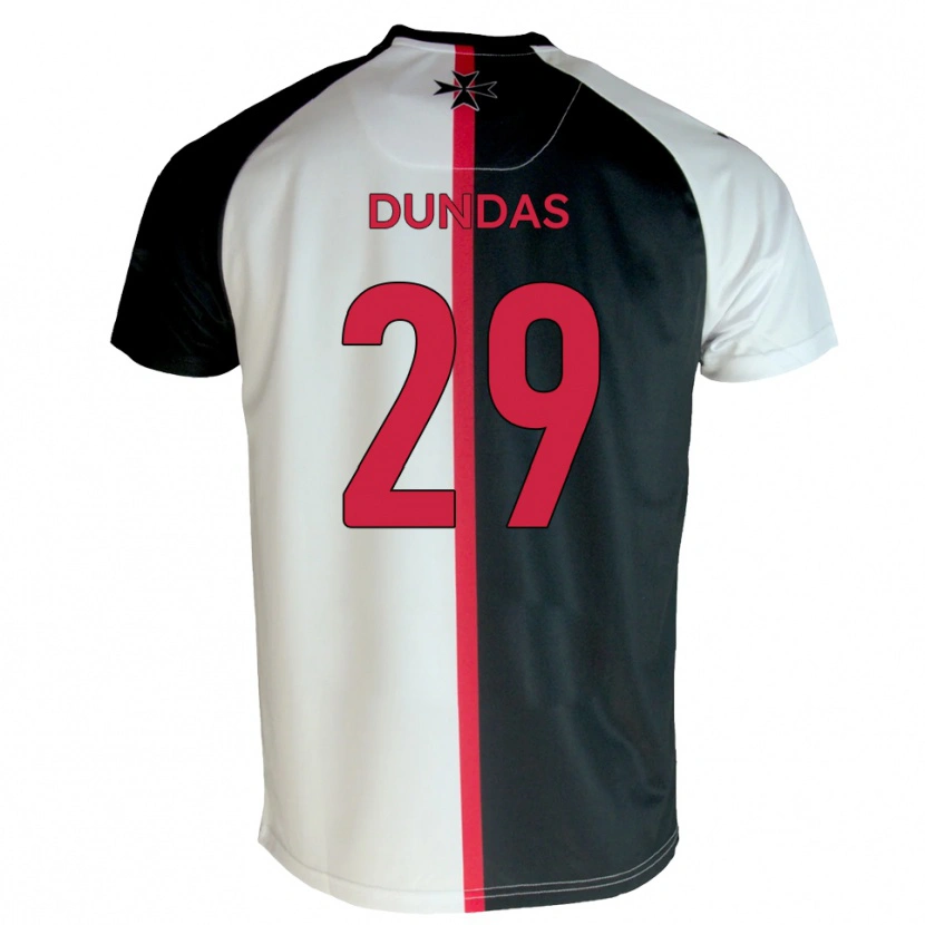 Danxen Kinder Jadyn Dundas #29 Weiß Schwarz Heimtrikot Trikot 2025/26 T-Shirt Schweiz