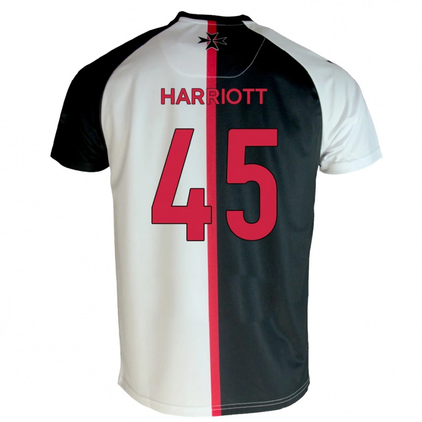 Danxen Kinder Callum Harriott #45 Weiß Schwarz Heimtrikot Trikot 2025/26 T-Shirt Schweiz