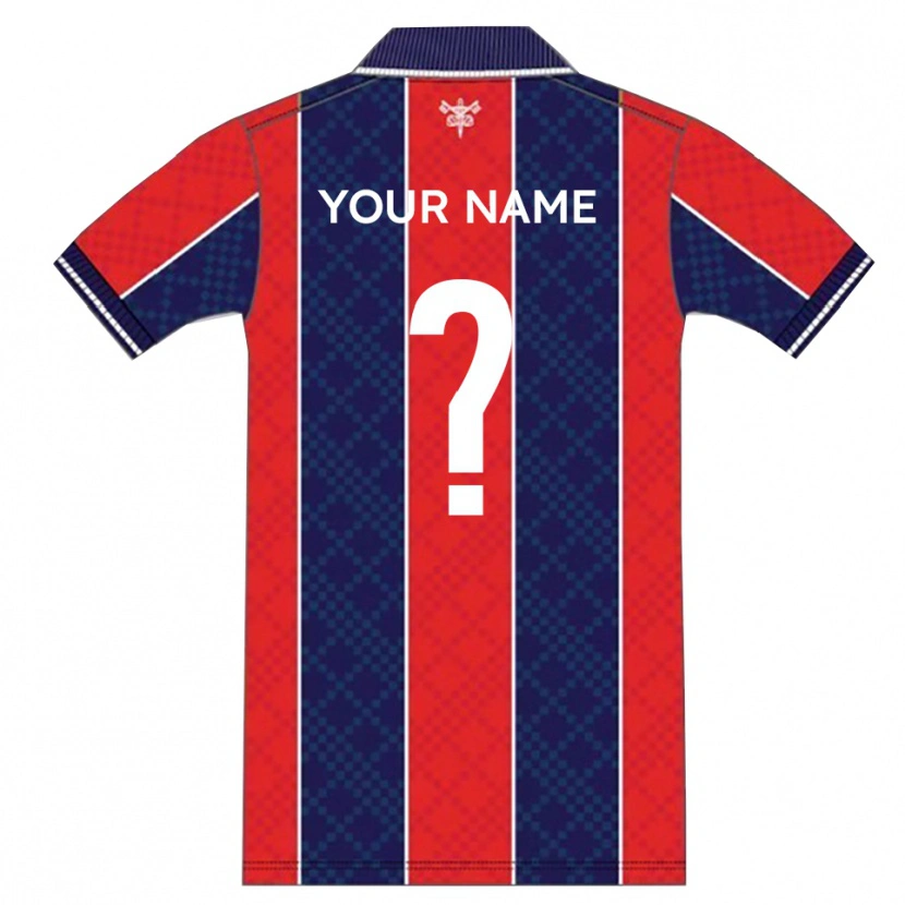 Danxen Kinder Ihren Namen #0 Rot Marine Heimtrikot Trikot 2025/26 T-Shirt Schweiz