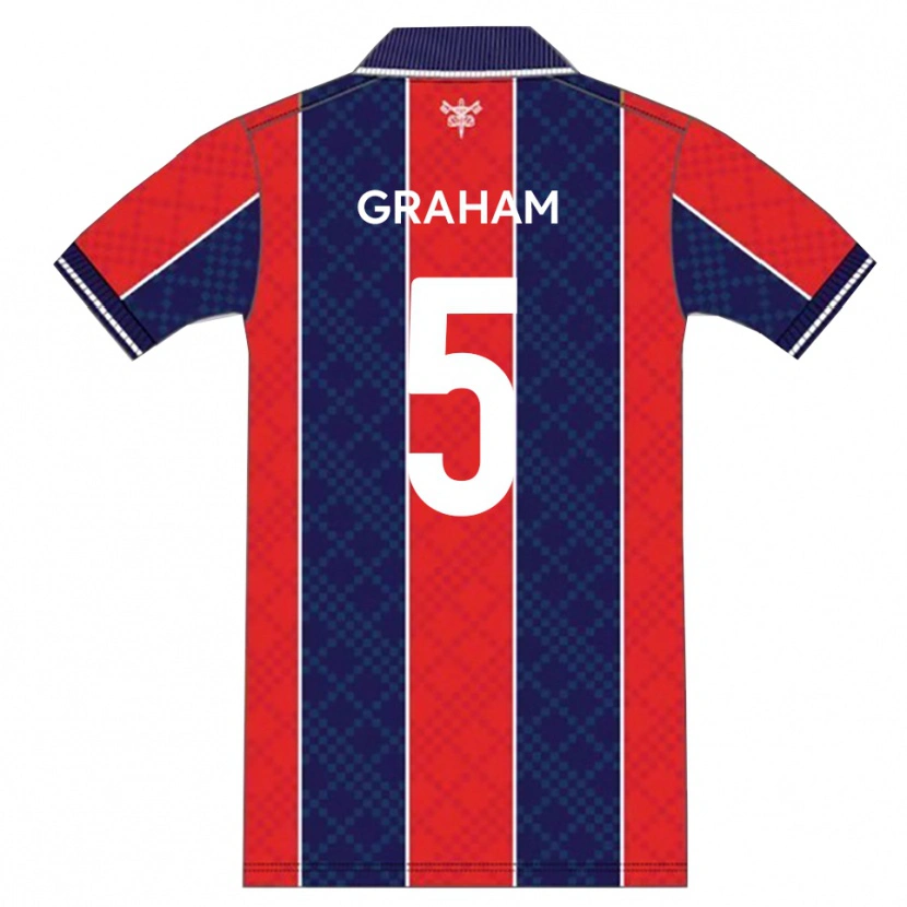 Danxen Kinder Sam Graham #5 Rot Marine Heimtrikot Trikot 2025/26 T-Shirt Schweiz