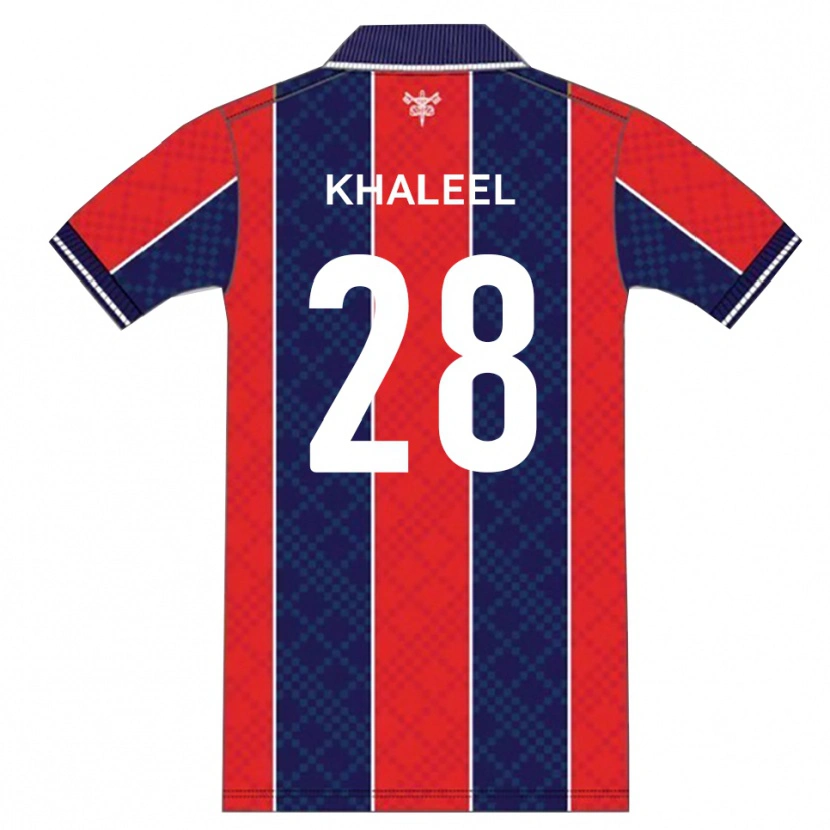 Danxen Kinder Rafiq Khaleel #28 Rot Marine Heimtrikot Trikot 2025/26 T-Shirt Schweiz
