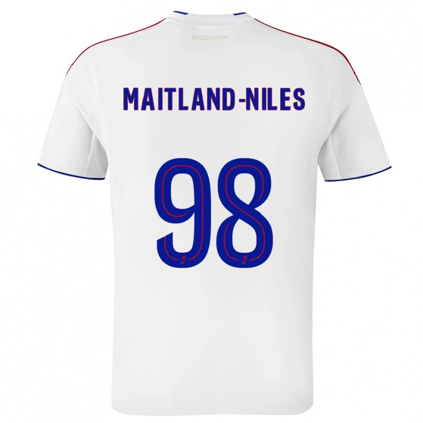 Danxen Kinder Ainsley Maitland-Niles #98 Weiß Rot Heimtrikot Trikot 2025/26 T-Shirt Schweiz