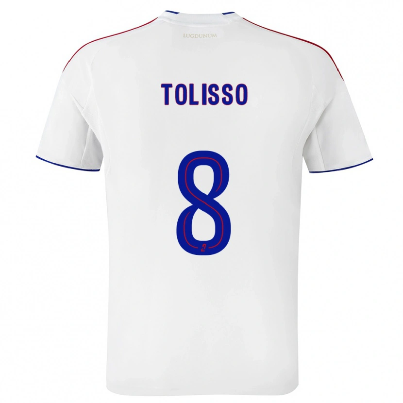 Danxen Kinder Corentin Tolisso #8 Weiß Rot Heimtrikot Trikot 2025/26 T-Shirt Schweiz