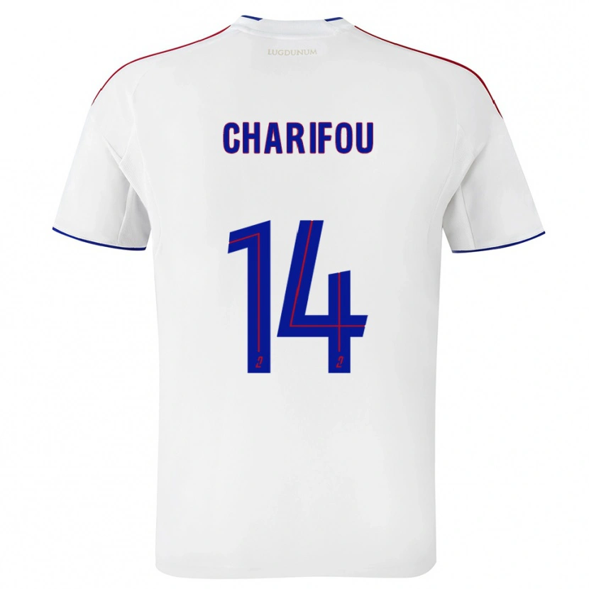 Danxen Kinder Imdad Charifou #14 Weiß Rot Heimtrikot Trikot 2025/26 T-Shirt Schweiz