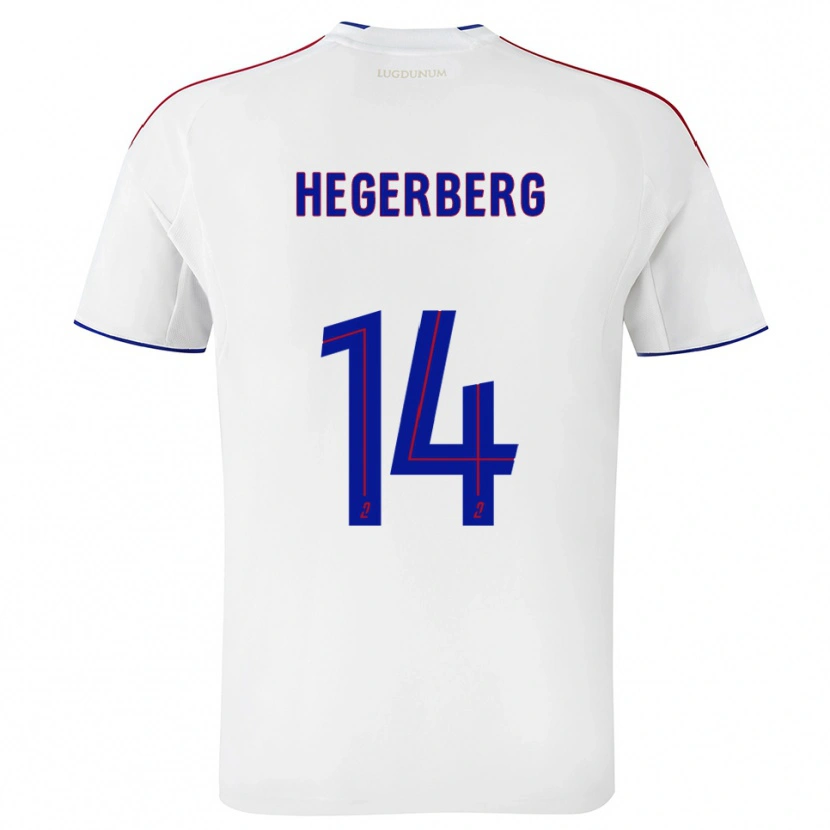 Danxen Kinder Ada Hegerberg #14 Weiß Rot Heimtrikot Trikot 2025/26 T-Shirt Schweiz