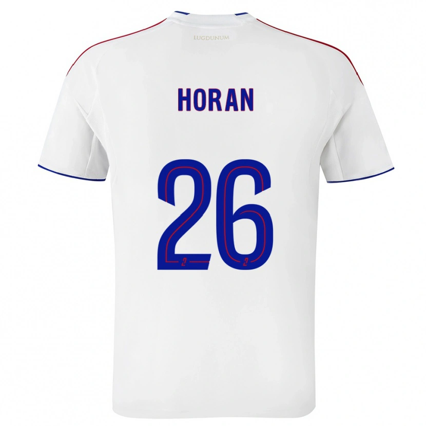 Danxen Kinder Lindsey Horan #26 Weiß Rot Heimtrikot Trikot 2025/26 T-Shirt Schweiz