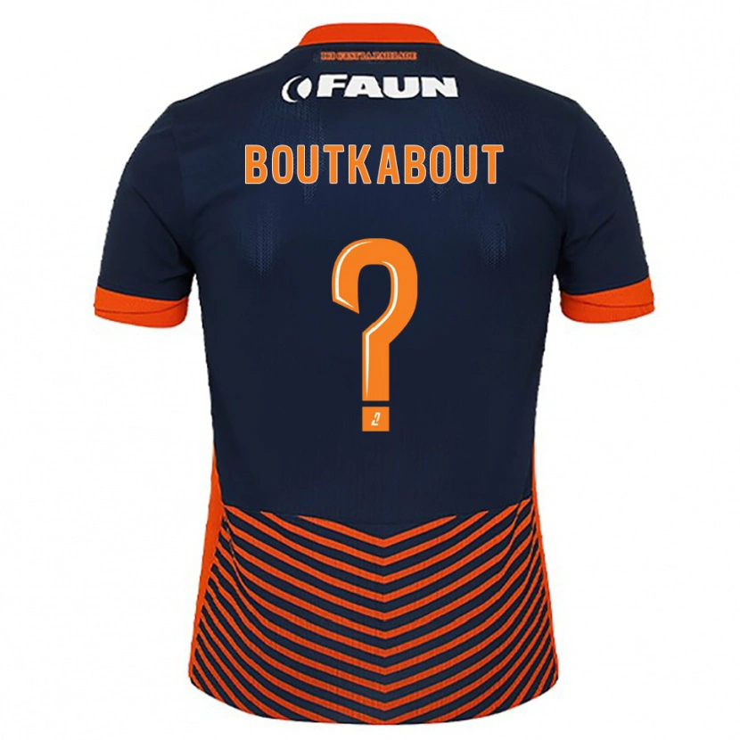 Danxen Kinder Amir Boutkabout #0 Mitternachtsblau Orange Heimtrikot Trikot 2025/26 T-Shirt Schweiz