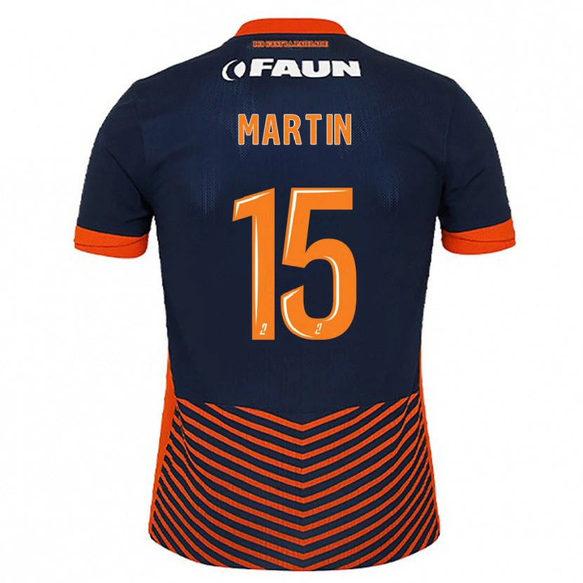 Danxen Kinder Gabriel Martin #15 Mitternachtsblau Orange Heimtrikot Trikot 2025/26 T-Shirt Schweiz