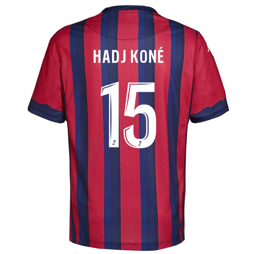 Danxen Kinder El Hadj Koné #15 Burgunder Marine Heimtrikot Trikot 2025/26 T-Shirt Schweiz