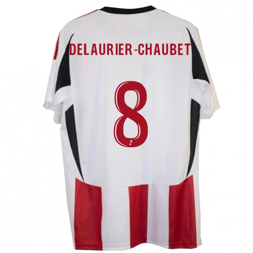 Danxen Kinder Tom Delaurier-Chaubet #8 Rot Blau Heimtrikot Trikot 2025/26 T-Shirt Schweiz