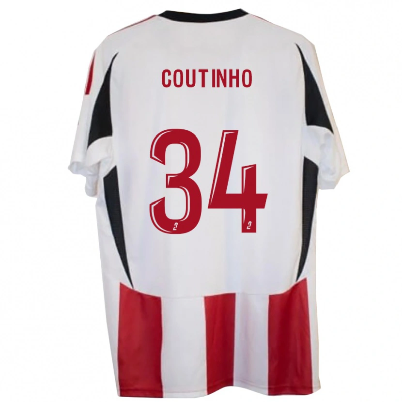 Danxen Kinder Ricardo Coutinho #34 Rot Blau Heimtrikot Trikot 2025/26 T-Shirt Schweiz