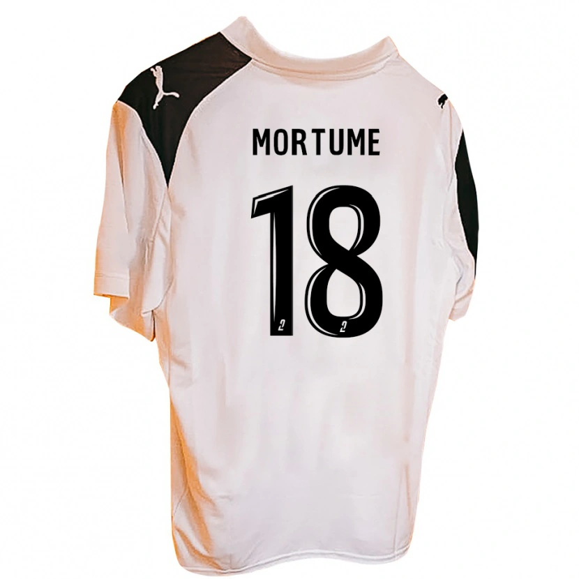 Danxen Kinder Michael Mortume #18 Schwarz Weiß Heimtrikot Trikot 2025/26 T-Shirt Schweiz