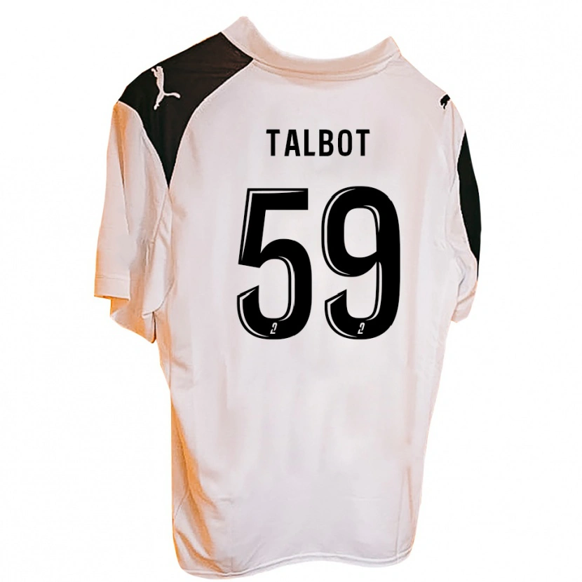 Danxen Kinder Nathan Talbot #59 Schwarz Weiß Heimtrikot Trikot 2025/26 T-Shirt Schweiz