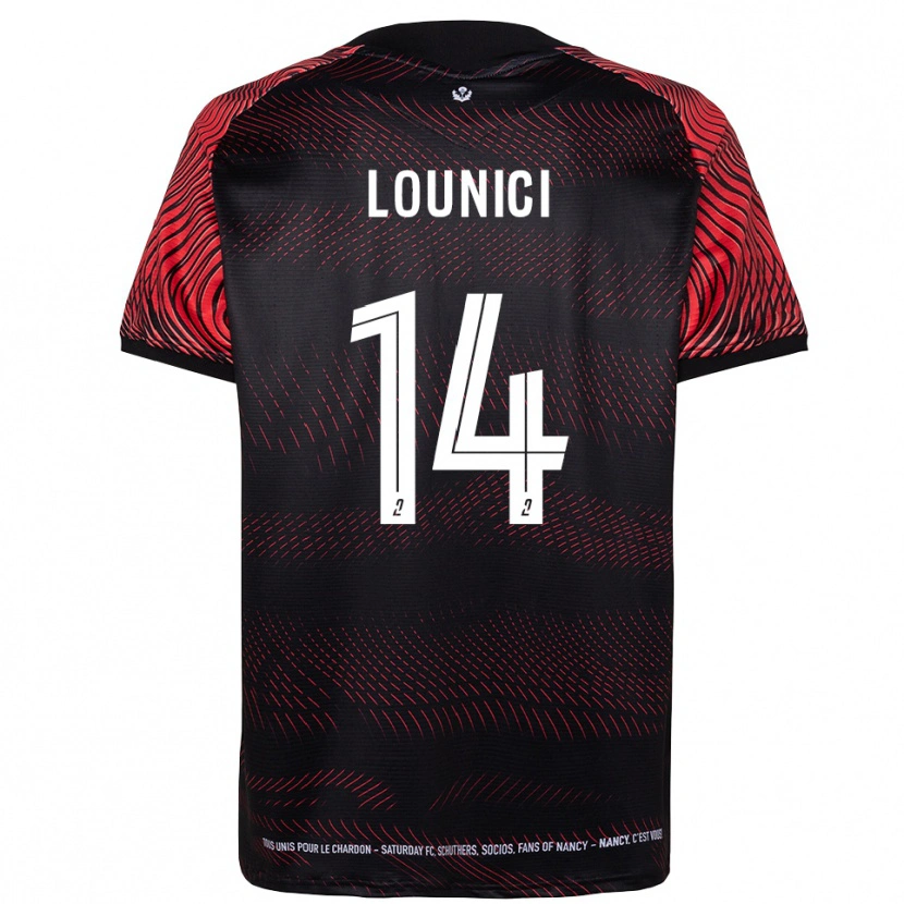 Danxen Kinder Mohand Lounici #14 Weiß Rot Heimtrikot Trikot 2025/26 T-Shirt Schweiz