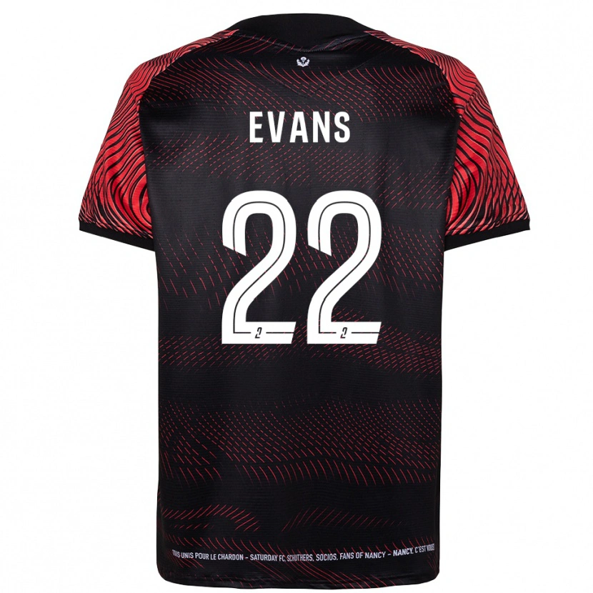 Danxen Kinder Jimmy Evans #22 Weiß Rot Heimtrikot Trikot 2025/26 T-Shirt Schweiz