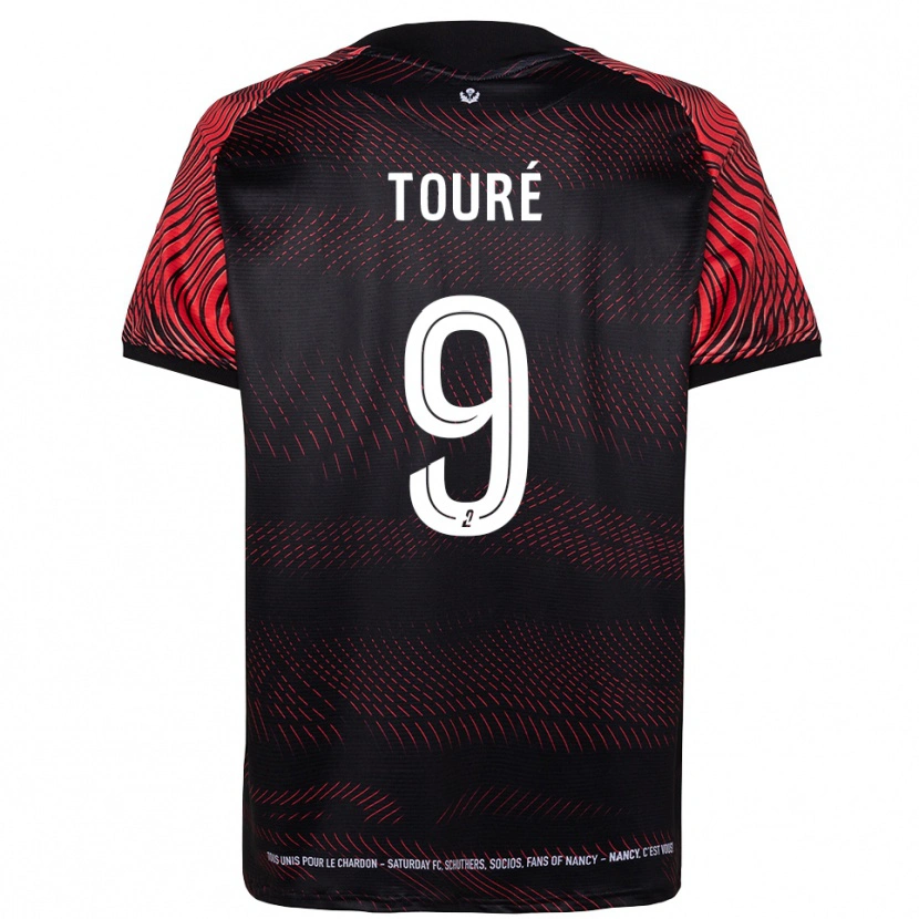 Danxen Kinder Cheikh Touré #9 Weiß Rot Heimtrikot Trikot 2025/26 T-Shirt Schweiz