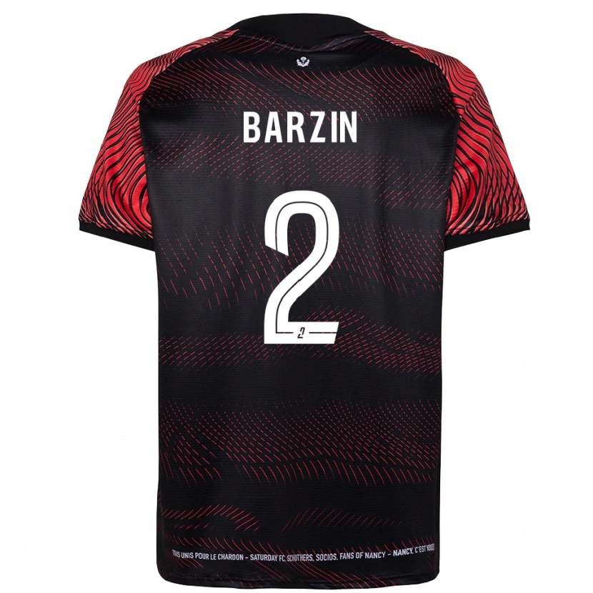 Danxen Kinder Réginald Barzin #2 Weiß Rot Heimtrikot Trikot 2025/26 T-Shirt Schweiz